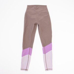 Wilo The Label High-Rise Color Block Ribbed 7/8 Leggings Size XS